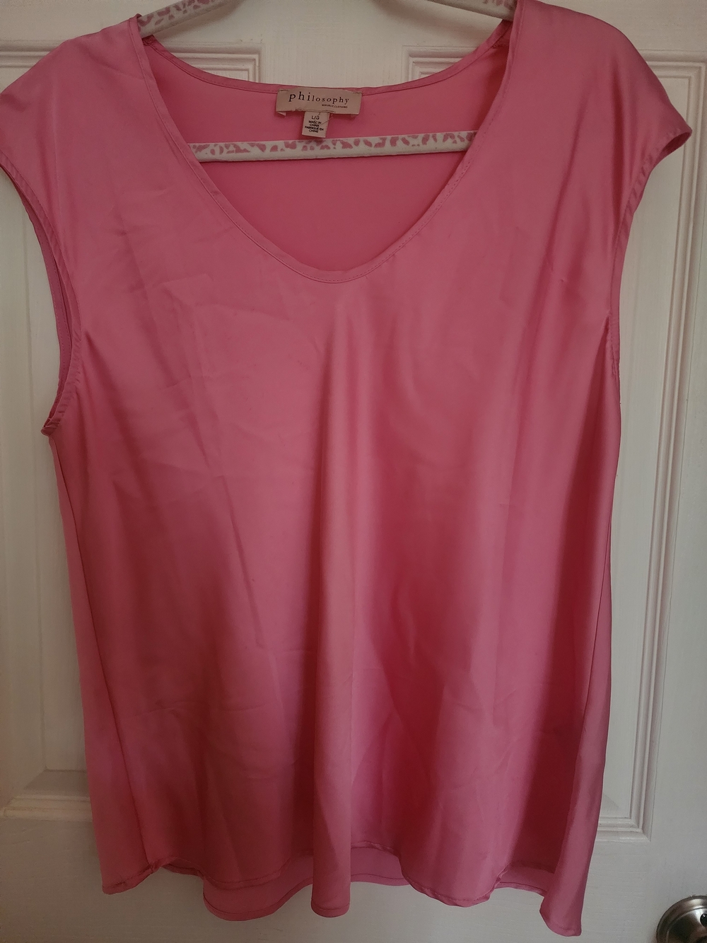 Philosophy Soft Pink Sleeveless V-Neck Camisole